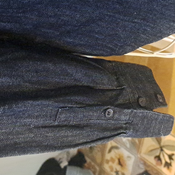 Kate Spade dark wash denim button down shirt, xs - Picture 7 of 8